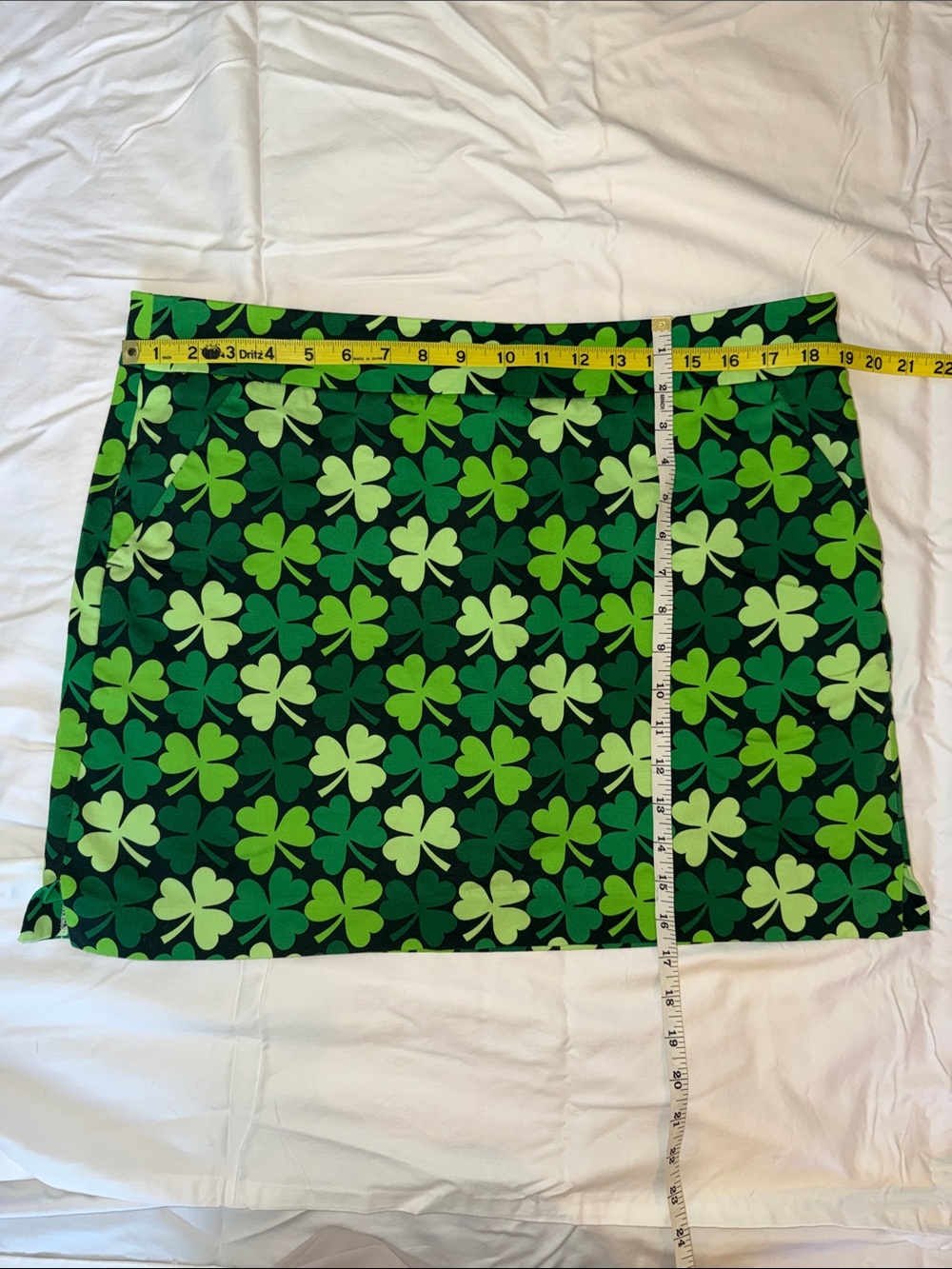 Loudmouth Green Clover-Print Skort